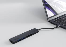USB Hub Epico 6in1 Aluminium Hub 8K with USB-C čierny

 obrázok produktu 4 z 4