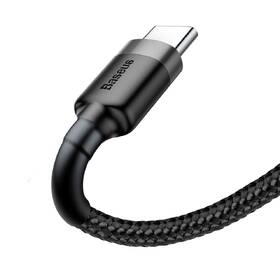 Kábel Baseus Cafule USB/USB-C, 2A, 2m čierny/sivý

 obrázok produktu 3 z 4