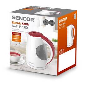 Rýchlovarná kanvica Sencor SWK 1515RD biela/červená

 obrázok produktu 18 z 18