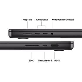 Notebook Apple 16" M5 Max 18× CPU 32× GPU, 36 GB, 2 TB - kozmicky čierny SK 

 obrázok produktu 6 z 8