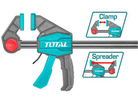 Rýchloupínacia svorka Total tools THT1346802 

 obrázok produktu 1 z 1