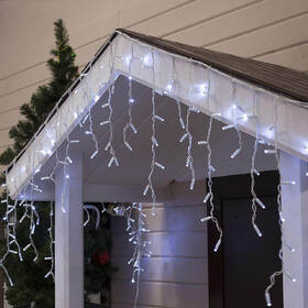 Vianočné osvetlenie ColorWay vonkajšie, 192 LED, 220V AC, 6× 0,6m, studená biela 

 obrázok produktu 10 z 19