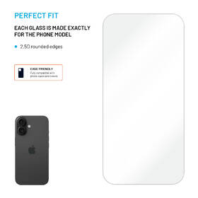 Tvrdené sklo FIXED na Apple iPhone 17 (2 ks) 

 obrázok produktu 2 z 7