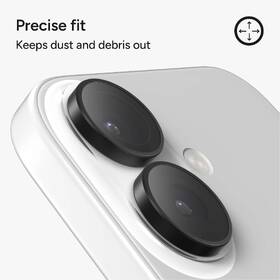 Ochranné sklo šošovky fotoaparátu ZAGG InvisibleShield Premium GL (CameraRings) na Apple iPhone 17/16/16 Plus čierne

 obrázok produktu 6 z 11