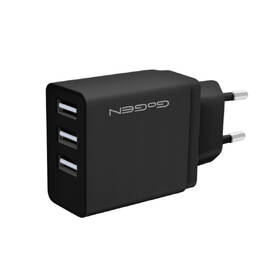 Nabíjačka do siete GoGEN ACH 301, 3x USB-A, 15,5W čierna

 obrázok produktu 1 z 3
