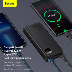 Powerbank Baseus Adaman Metal s digitálnym displejom QC + PD 20000mAh 65W čierny

 obrázok produktu 12 z 13
