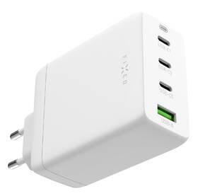 Nabíjačka do siete FIXED GaN 1x USB, 3x USB-C PD, 100W biela

 obrázok produktu 1 z 10