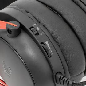 Headset White Shark GORILLA pro PC, PS4/PS5, Xbox, Mac čierny/červený

 obrázok produktu 4 z 12