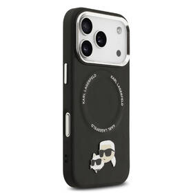 Kryt na mobil Karl Lagerfeld PU Karl and Choupette Heads Pins MagSafe na Apple iPhone 17 Pro čierny

 obrázok produktu 2 z 7
