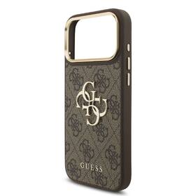 Kryt na mobil Guess 4G Metal Logo Gold Frame na Apple iPhone 18 Pro hnedý

 obrázok produktu 2 z 5