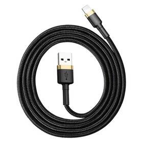 Kábel Baseus Cafule USB/Lightning, 1m čierny/zlatý

 obrázok produktu 4 z 10