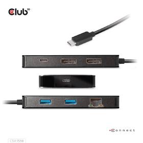 Dokovacia stanica Club3D USB-C, Dual DisplayPort 4K, 7in1 čierna

 obrázok produktu 2 z 5