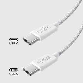Kábel SBS USB-C/USB-C, PD, 60 W, 1,5 m sivý

 obrázok produktu 2 z 4