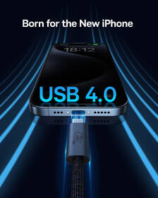 Kábel Baseus Flash USB-C/USB-C 1m 240W čierny

 obrázok produktu 8 z 14