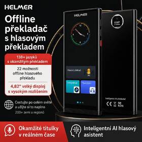 Hlasový prekladač Helmer OTR 213 čierny

 obrázok produktu 2 z 4