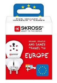 Cestovný adaptér SKROSS pre cudzincov v ČR (India-Israel-Denmark to Europe) 

 obrázok produktu 4 z 4
