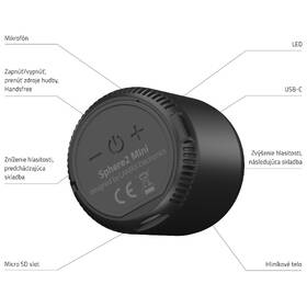 Prenosný reproduktor LAMAX Sphere2 Mini, USB-C čierny

 obrázok produktu 1 z 6