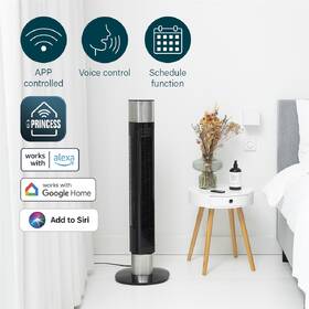 Ventilátor stĺpový Princess 358280 čierny/strieborný

 obrázok produktu 11 z 13