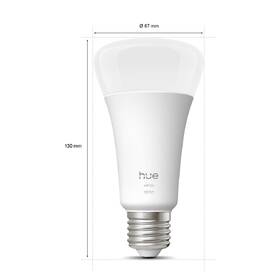 Inteligentná žiarovka Philips Bluetooth, E27, A67, 1600 lm, White 

 obrázok produktu 3 z 6