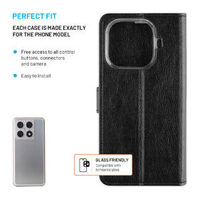 Puzdro na mobil flipové FIXED Opus na Xiaomi 15T Pro čierne

 obrázok produktu 2 z 7