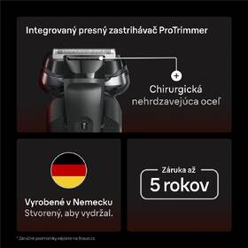 Holiaci strojček Braun 9110s čierny

 obrázok produktu 6 z 7