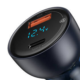 Adaptér do auta Baseus 1x USB, 1x USB-C, 65W sivý

 obrázok produktu 4 z 7