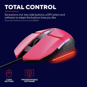 Myš Trust GXT 109 Felox ružová

 obrázok produktu 7 z 8