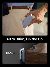 Nabíjačka do siete UGREEN 65W GaN Tech Ultra-Slim strieborná

 obrázok produktu 9 z 10