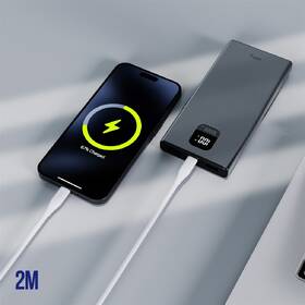 Kábel Allity AUC-02, 27W, USB-C/Lightning, 2m biely

 obrázok produktu 5 z 5