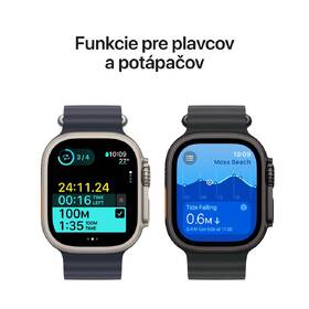 Inteligentné hodinky Apple GPS + Cellular 49mm čierny titán - tmavo zelený alpský ťah - S 

 obrázok produktu 4 z 8