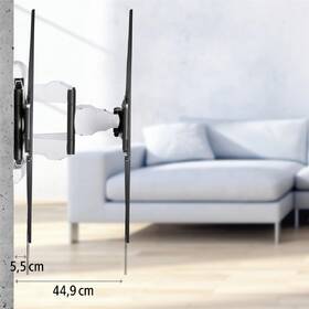 Držiak na TV Hama XL, pohyblivý, pre uhlopriečky 46"-90", nosnosť 75 kg čierny/biely

 obrázok produktu 12 z 17