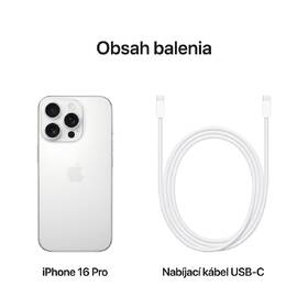 Mobilný telefón Apple 256 GB biely titán 

 obrázok produktu 8 z 9