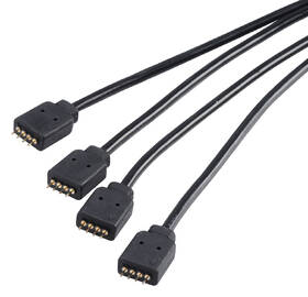 Adaptér AKASA RGB LED Splitter and extension čierny

 obrázok produktu 1 z 3