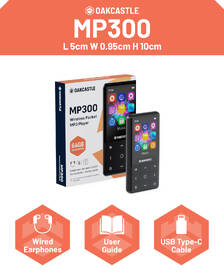 MP3 prehrávač Majority MP300 64GB čierny

 obrázok produktu 5 z 5