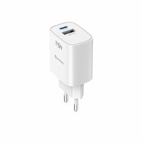Nabíjačka do siete Swissten EDGE GaN 1x USB-C PD 45W/1x USB-A 18W QC biela

 obrázok produktu 2 z 5