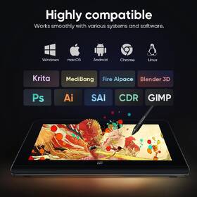 Grafický tablet XPPen Artist Pro 14 (2. generácia) + RC čierny

 obrázok produktu 7 z 8