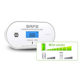 Senzor Safe 10YDCO-PRO, detektor CO biely

 obrázok produktu 1 z 4