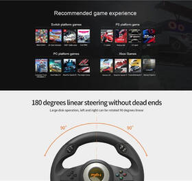 Volant PXN V3PRO Bundle, PC, Switch, PS3/4, Xbox One/X/S series čierny

 obrázok produktu 11 z 11
