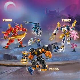 Stavebnica LEGO® NINJAGO® 71808 Kaiov živelný ohnivý robot 

 obrázok produktu 6 z 9