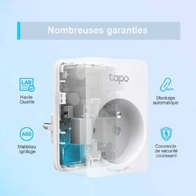 Inteligentná zásuvka TP-Link Tapo P100, 2ks biela

 obrázok produktu 6 z 6