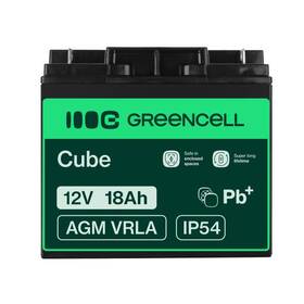 Olovený akumulátor Green Cell AGM batéria, 12V, 18Ah čierny

 obrázok produktu 1 z 3