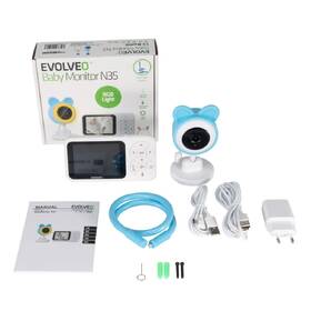 Detská elektronická pestúnka Evolveo Baby Monitor N35 (CAM-35B) biela/modrá

 obrázok produktu 11 z 15