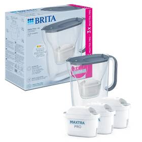 Filtrácia vody BRITA Style Essential 2,4l + filtr Pro Pure Performance, 3 ks sivá

 obrázok produktu 1 z 2