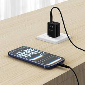 Nabíjačka do siete Swissten EDGE GaN 1x USB-C PD 20W/1x USB-A 18W QC čierna

 obrázok produktu 9 z 9