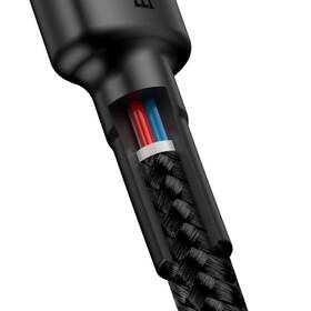 Kábel Baseus Cafule USB-C/USB-C, PD 2.0 60W, 2m čierny/sivý

 obrázok produktu 5 z 7