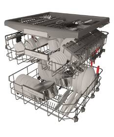 Umývačka riadu Whirlpool W0B D851A X 

 obrázok produktu 4 z 10