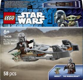 Stavebnica LEGO® Star Wars™ 75436 Mandalorian, Grogu a spídrová motorka 

 obrázok produktu 4 z 9