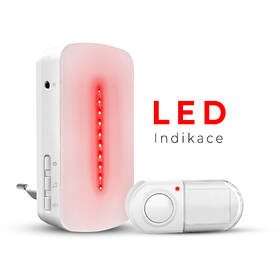 Zvonček bezdrôtový Elektrobock s LED indikáciou + tlačidlo biely

 obrázok produktu 1 z 7