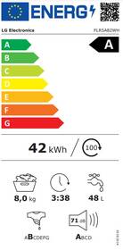 Práčka LG FLR5A82WH biela farba
