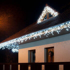 Vianočné osvetlenie ColorWay vonkajšie, 192 LED, 220V AC, 6× 0,6m, studená biela 

 obrázok produktu 15 z 19